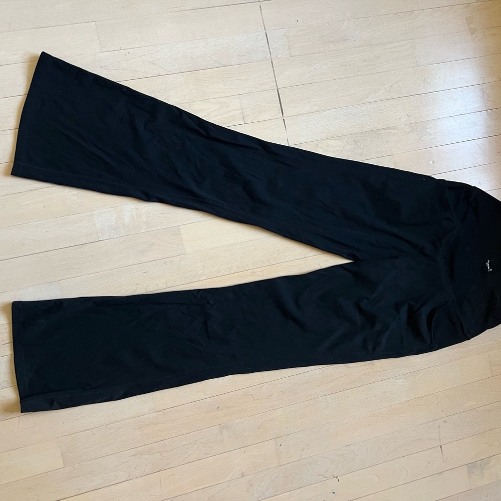 Women's Black Flared Leggings